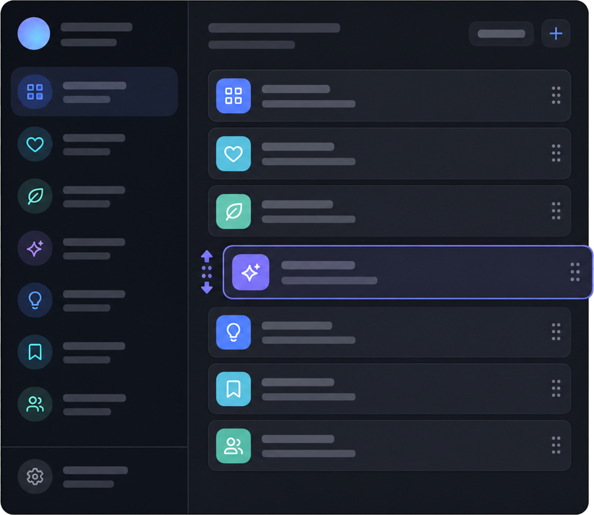 Extend member session time with content personalisation — Illustrative interface concept — not a shipped product